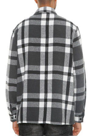 Men's Checkered Soft Flannel Shacket-Teresa's Fashionista LLC
