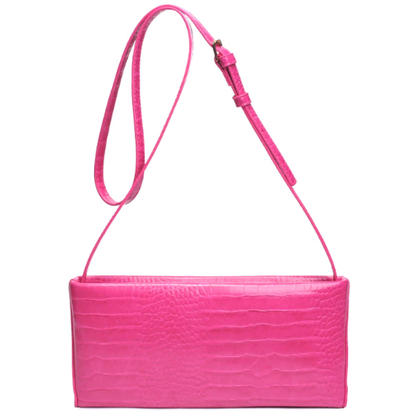 Croc Mandy Handle Crossbody Bag-Teresa's Fashionista LLC