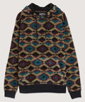 Aztec Diamond Print Hoodie-Teresa's Fashionista LLC
