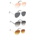 Fashion Unisex Metal Large Aviator-Teresa's Fashionista LLC