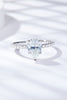 1.8 Carat Moissanite Side Stone Ring-Teresa's Fashionista LLC
