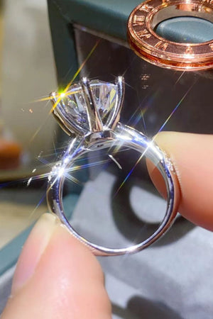 5 Carat Moissanite 6-Prong Ring-Teresa's Fashionista LLC