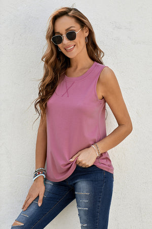 Round Neck Tank-Teresa's Fashionista LLC