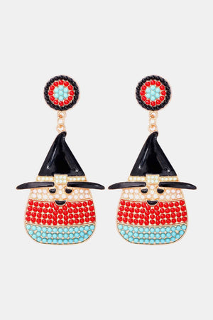 Witch's Hat Shape Synthetic Pearl Dangle Earrings-Teresa's Fashionista LLC