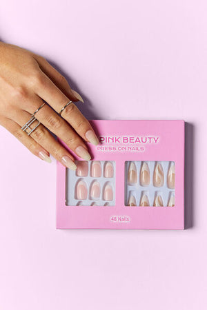 SO PINK BEAUTY Press On Nails 2 Packs-Teresa's Fashionista LLC