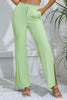 Slit High-Rise Flare Pants-Teresa's Fashionista LLC