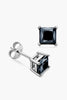 925 Sterling Silver Square Moissanite Stud Earrings-Teresa's Fashionista LLC