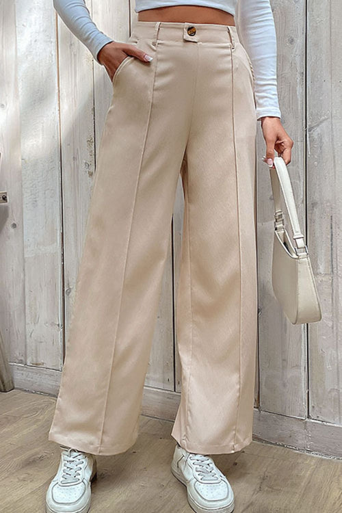 Center Seam Wide Leg Pants-Teresa's Fashionista LLC