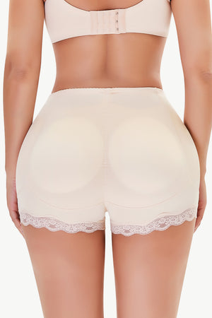 Full Size Lace Trim Shaping Shorts-Teresa's Fashionista LLC