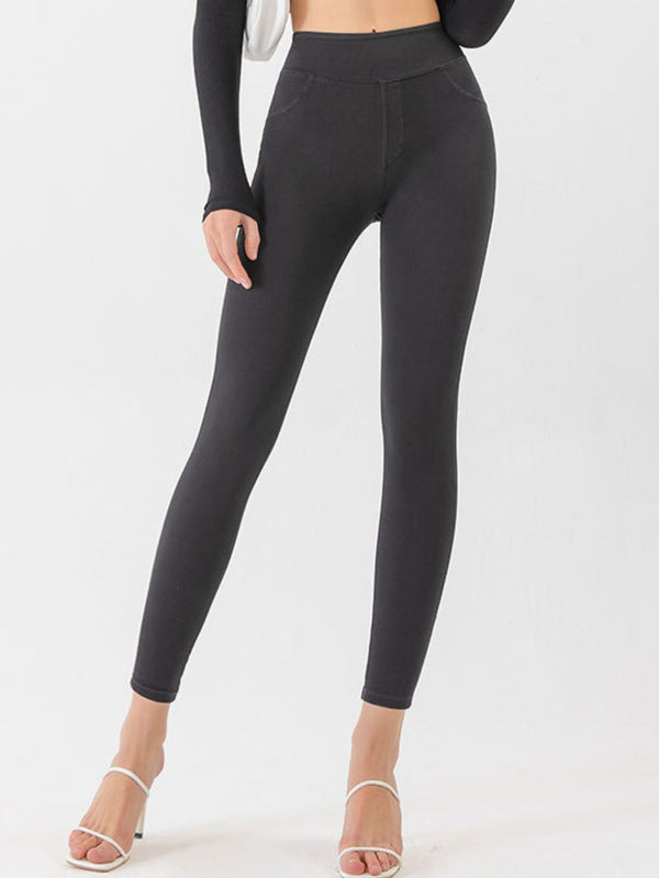 High Waist Cropped Jeans-Teresa's Fashionista LLC