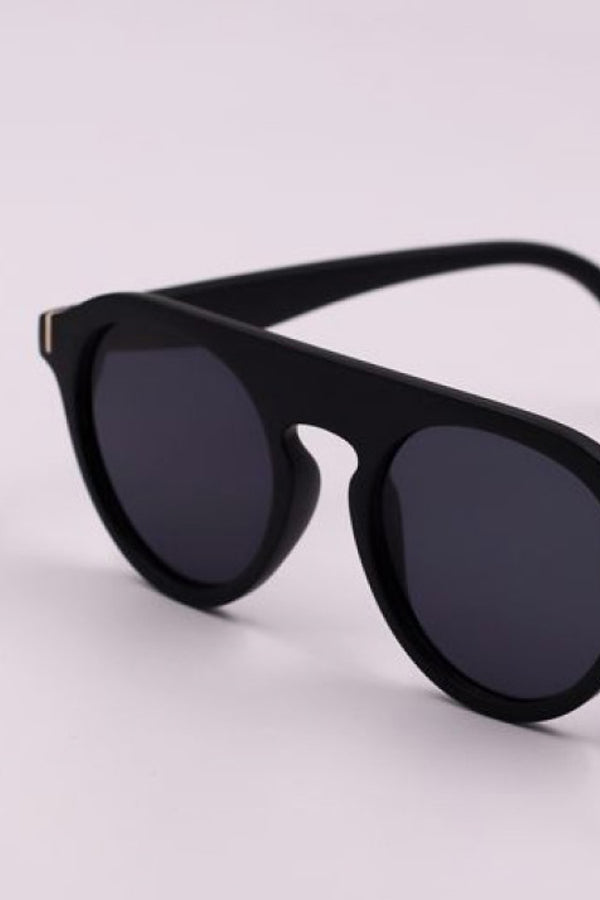 3-Piece Round Polycarbonate Full Rim Sunglasses-Teresa's Fashionista LLC