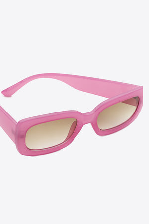 Polycarbonate Frame Rectangle Sunglasses-Teresa's Fashionista LLC
