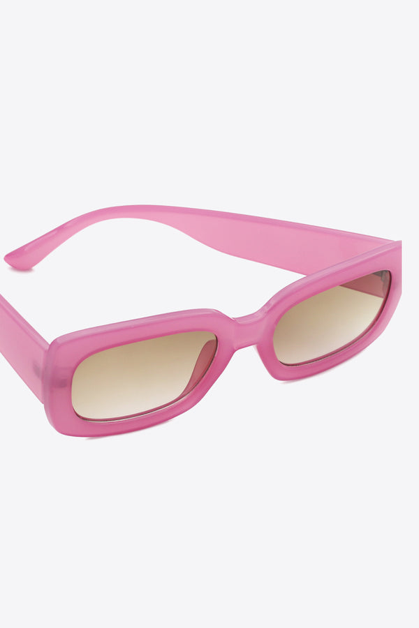 Polycarbonate Frame Rectangle Sunglasses-Teresa's Fashionista LLC
