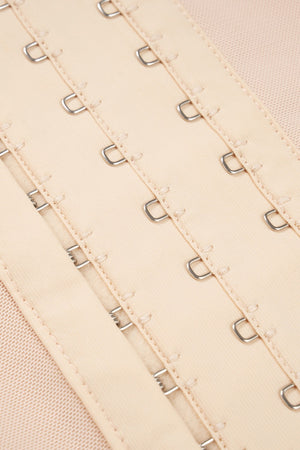 Full Size Hook-and-Eye Lace Trim Shaping Bodysuit-Teresa's Fashionista LLC