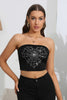 Heart Spider Web Graphic Tube Top-Teresa's Fashionista LLC