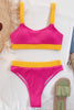 Color Block Scoop Neck Bikini Set-Teresa's Fashionista LLC