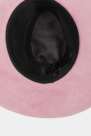 Fame Braided Faux Suede Hat-Teresa's Fashionista LLC
