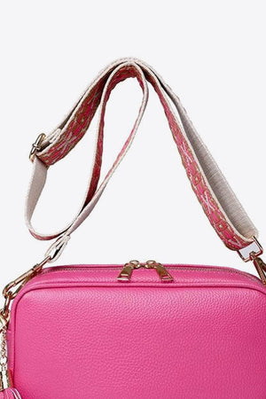 PU Leather Tassel Crossbody Bag-Teresa's Fashionista LLC