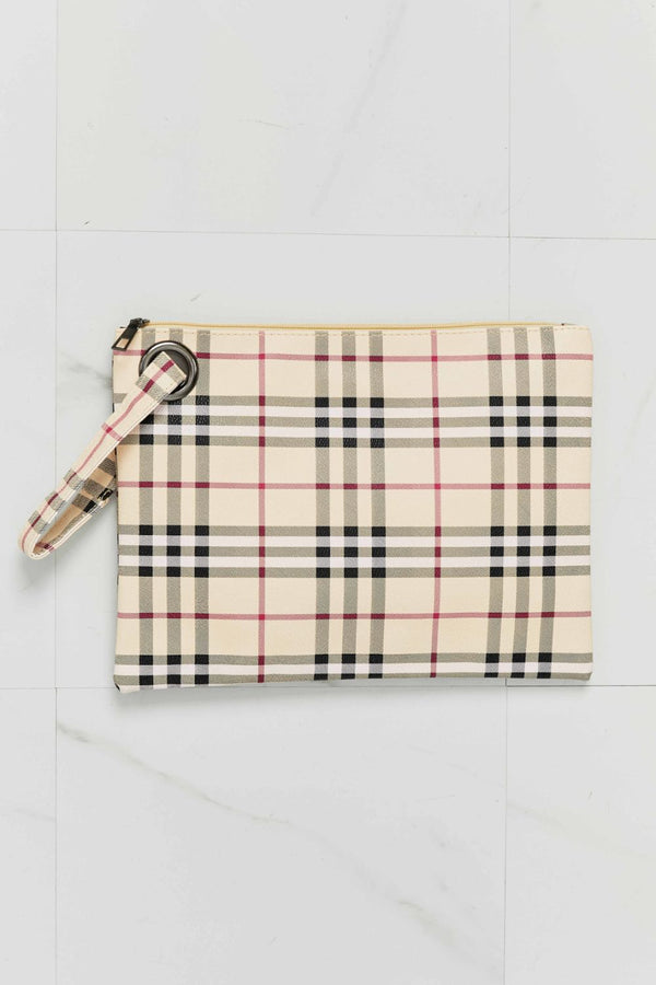 Carry Your Love Plaid Wristlet-Teresa's Fashionista LLC