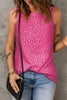 Printed Round Neck Tank-Teresa's Fashionista LLC