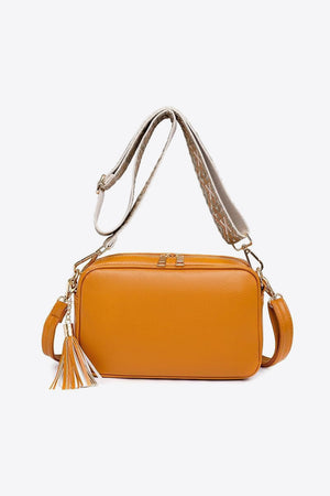 PU Leather Tassel Crossbody Bag-Teresa's Fashionista LLC