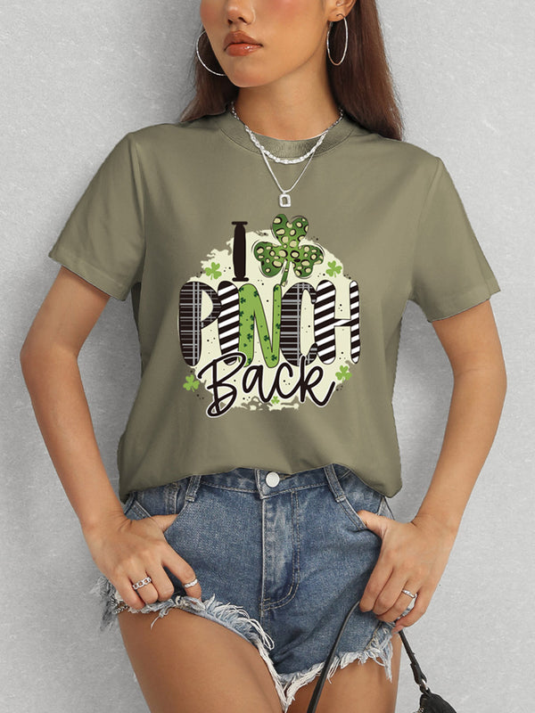 I PINCH BACK Round Neck Short Sleeve T-Shirt-Teresa's Fashionista LLC