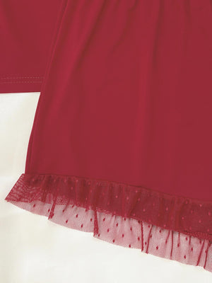 Gathered Detail Spliced Mesh Sleeveless Top and Shorts Lounge Set-Teresa's Fashionista LLC