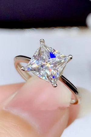 5 Carat Moissanite Solitaire Ring-Teresa's Fashionista LLC