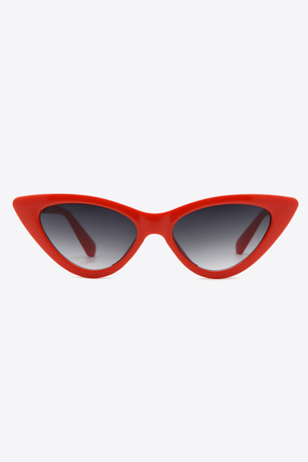 Chain Detail Cat-Eye Sunglasses-Teresa's Fashionista LLC