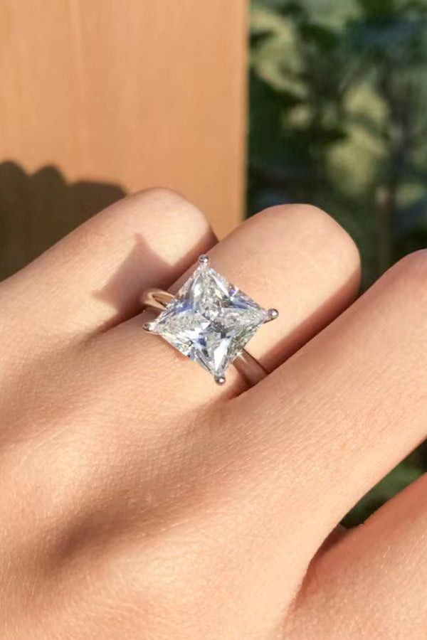 5 Carat Moissanite Solitaire Ring-Teresa's Fashionista LLC