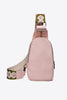 Random Pattern Adjustable Strap PU Leather Sling Bag-Teresa's Fashionista LLC