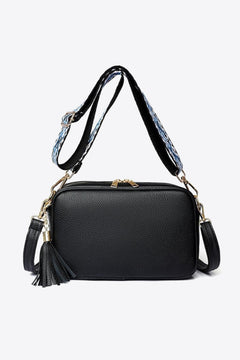 PU Leather Tassel Crossbody Bag-Teresa's Fashionista LLC