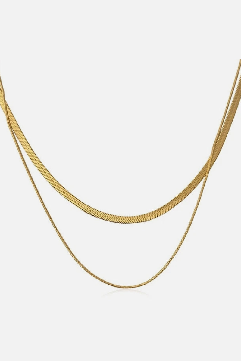 Double Layers Necklace-Teresa's Fashionista LLC