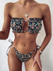 Frill Trim Ruched Bikini Set-Teresa's Fashionista LLC
