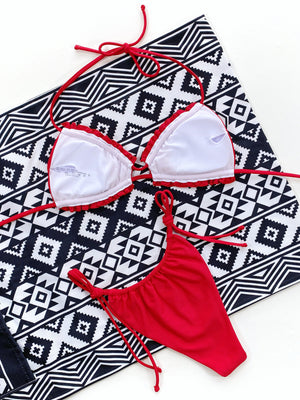 Frill Trill Halter Neck Bikini Set-Teresa's Fashionista LLC
