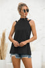 Cutout Mock Neck Tank-Teresa's Fashionista LLC