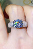 3 Carat Moissanite Side Stone Ring-Teresa's Fashionista LLC