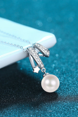 Give You A Chance Pearl Pendant Chain Necklace-Teresa's Fashionista LLC