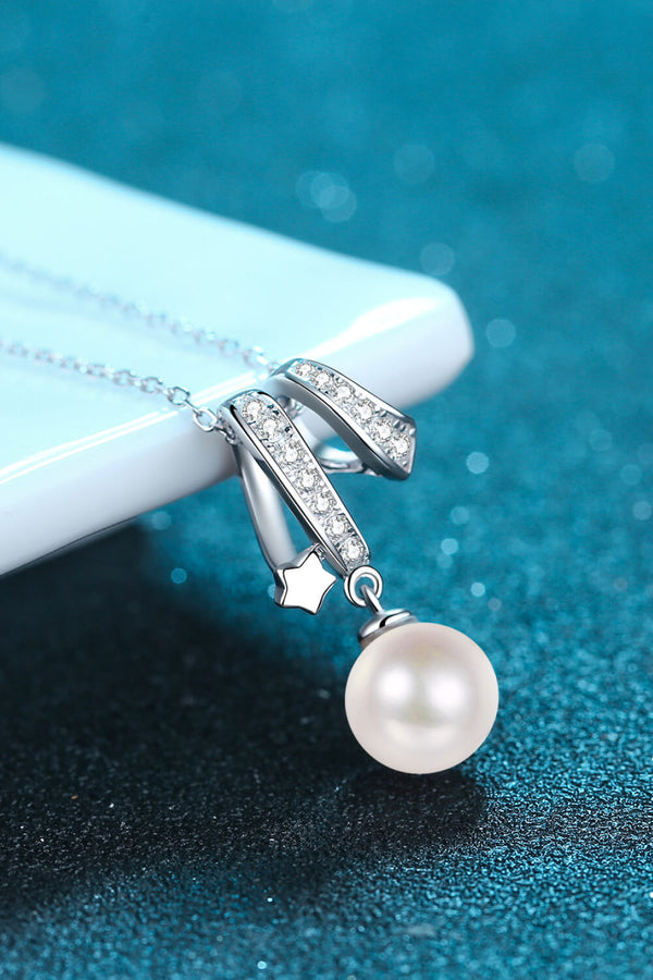 Give You A Chance Pearl Pendant Chain Necklace-Teresa's Fashionista LLC