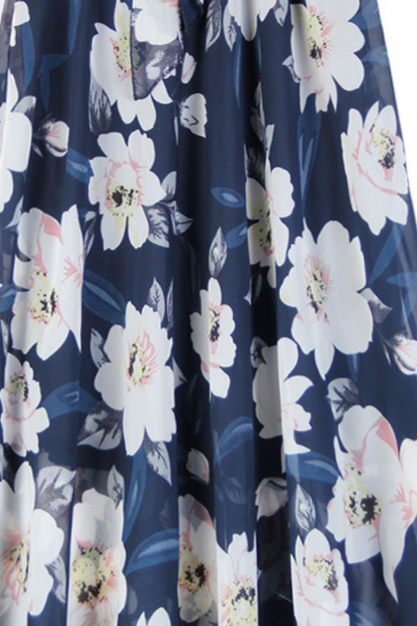 Full Size Floral Tie-Waist Skirt-Teresa's Fashionista LLC