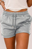 Drawstring Waist Cuffed Shorts-Teresa's Fashionista LLC