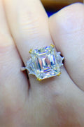 5 Carat Moissanite 925 Sterling Silver Ring-Teresa's Fashionista LLC