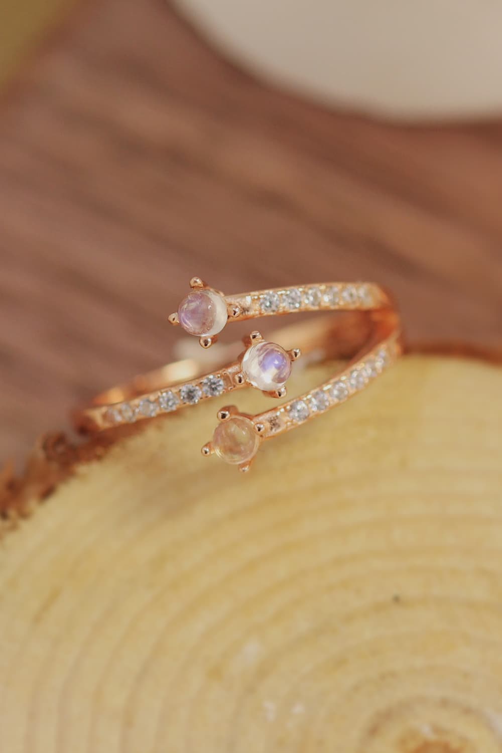 High Quality Natural Moonstone 925 Sterling Silver Ring-Teresa&#39;s Fashionista LLC
