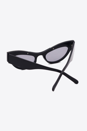 UV400 Rhinestone Trim Cat-Eye Sunglasses-Teresa's Fashionista LLC