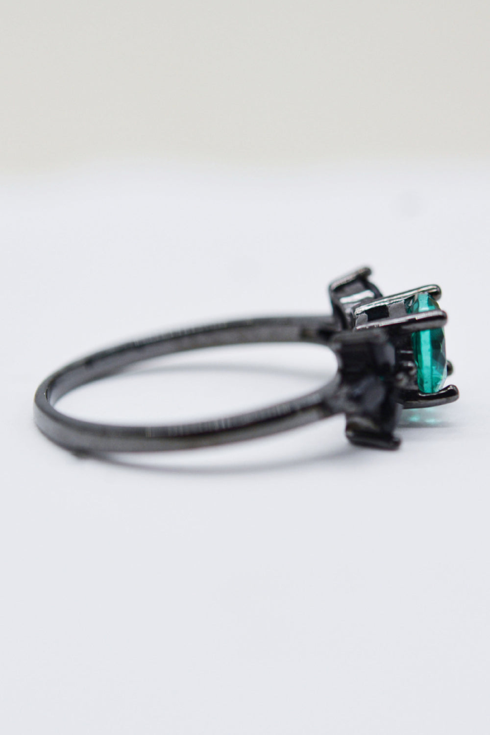 Paraiba Tourmaline and Zircon Leaf Ring-Teresa&#39;s Fashionista LLC