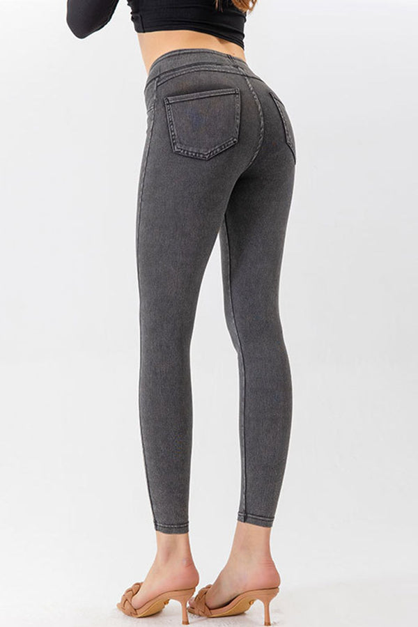 High Waist Skinny Jeans-Teresa's Fashionista LLC