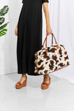 Animal Print Plush Weekender Bag-Teresa's Fashionista LLC