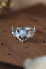 Moonstone Bat 925 Sterling Silver Ring-Teresa's Fashionista LLC
