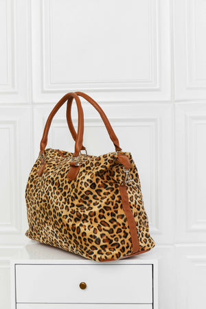 Animal Print Brushed Weekender Bag-Teresa's Fashionista LLC