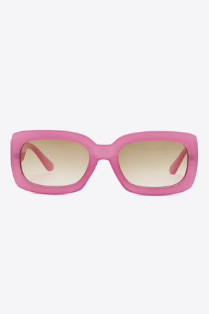Polycarbonate Frame Rectangle Sunglasses-Teresa's Fashionista LLC